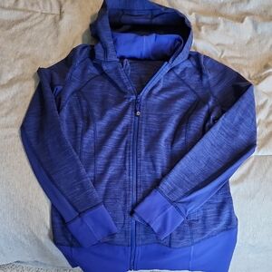 LuLuLemon Blue Zip-Up Hoodie